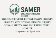 ROJAVA/SURİYE’DE ENTEGRASYON, SDG’NİN FESHİ VE YENİ SİYASAL DÜZENE İLİŞKİN SOSYAL MEDYA SÖYLEMLERİNİN NİTEL ANALİZİ